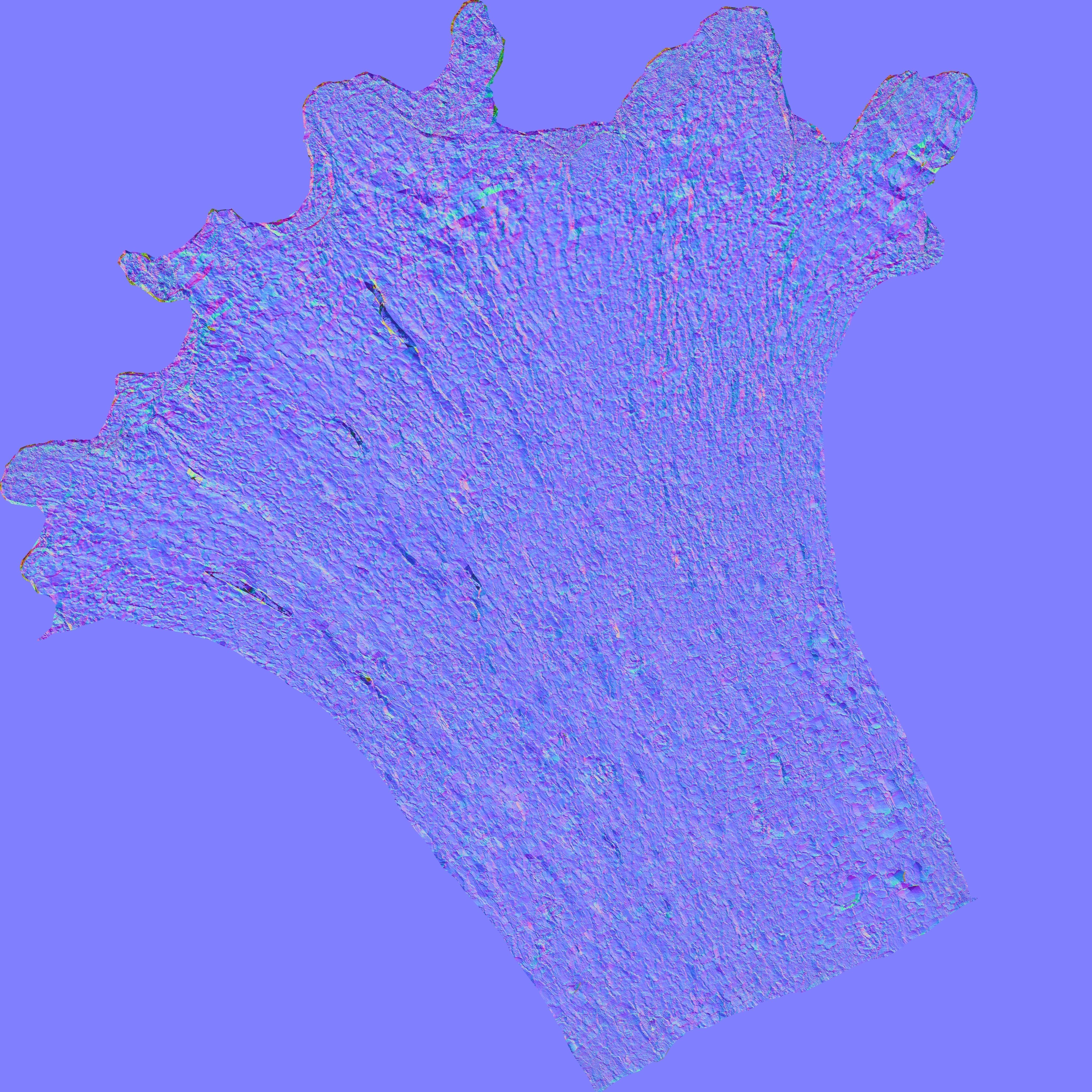 Spruce Tree Trunk Low-poly 3D model_18