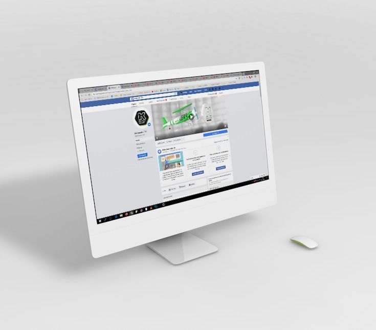 I-mac pro Apple de escritorio 3D model_5