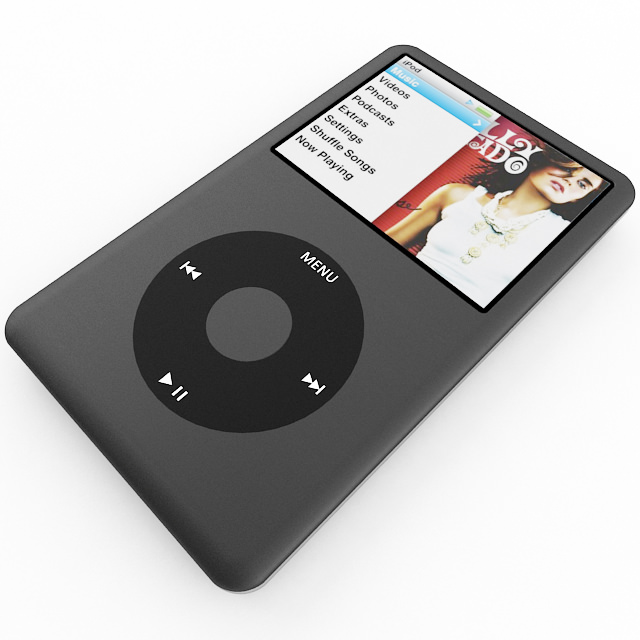 iPod Classic 3D model_1