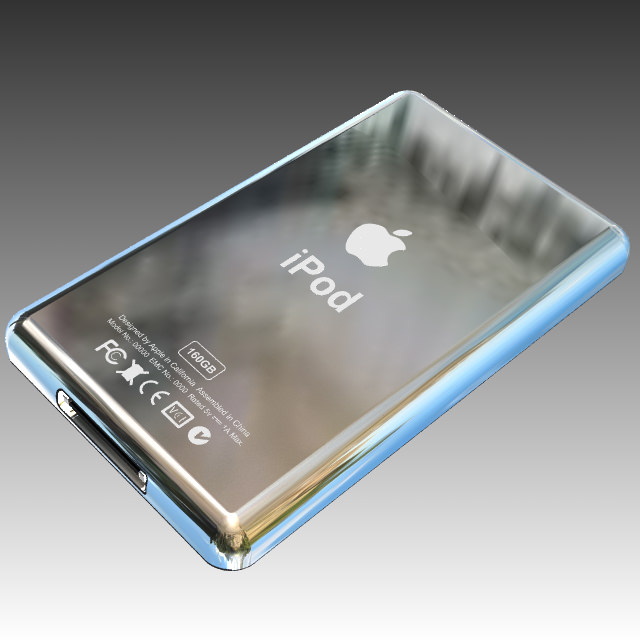 iPod Classic 3D model_3