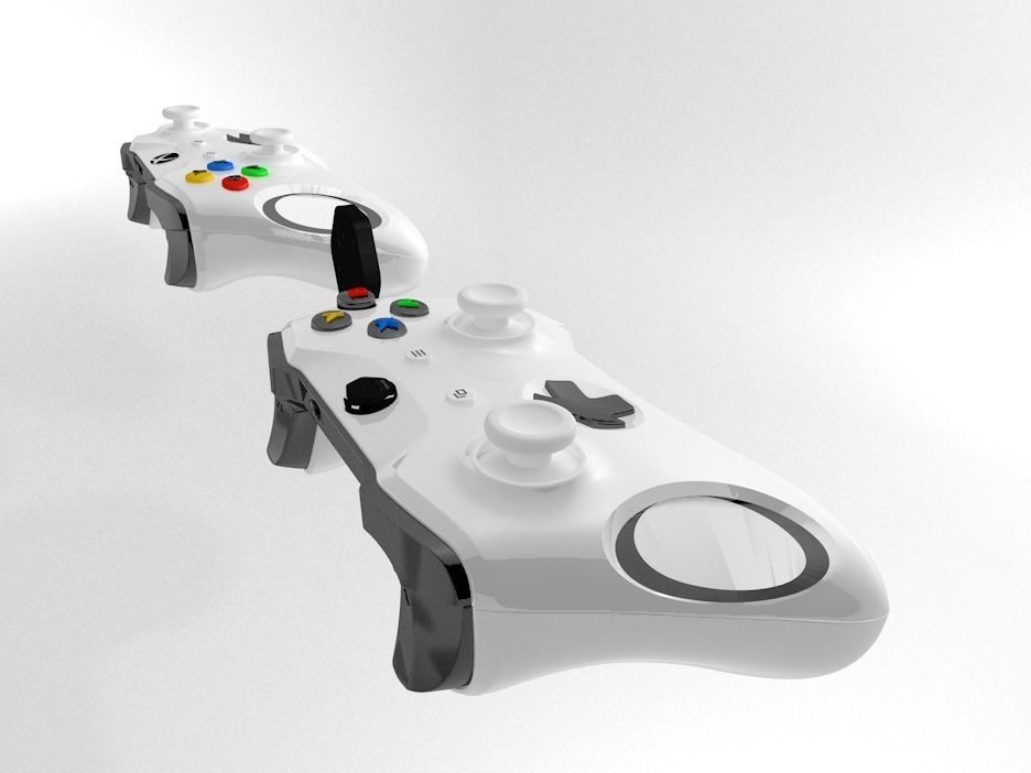 Mandos PLayer Gamer Xbox 3D model_1