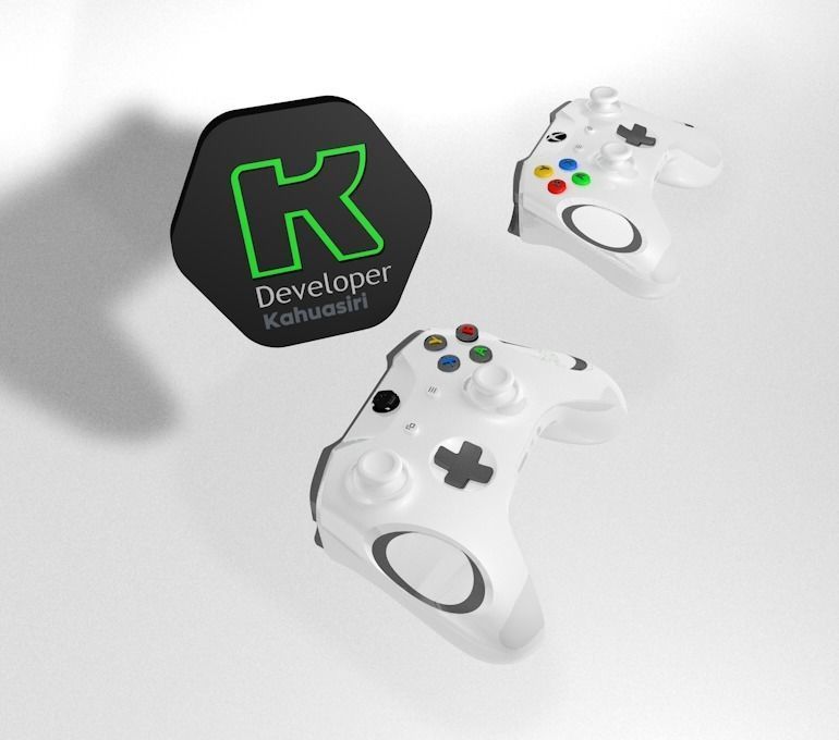 Mandos PLayer Gamer Xbox 3D model_8