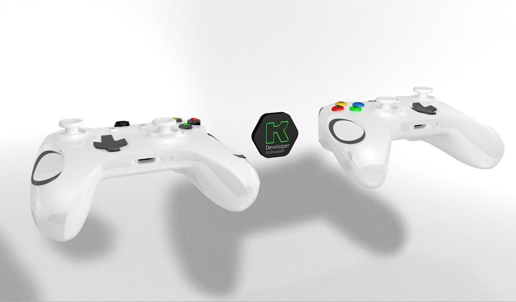 Mandos PLayer Gamer Xbox 3D model_7