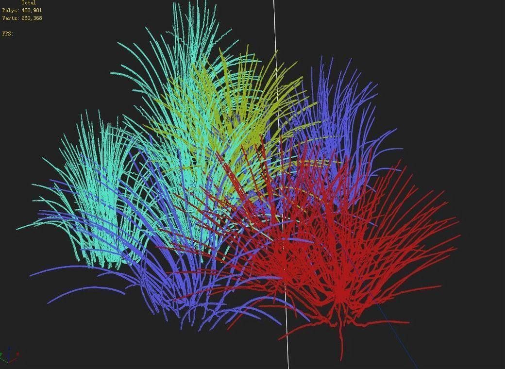 Mountain plants - flowers 04 3D model_2