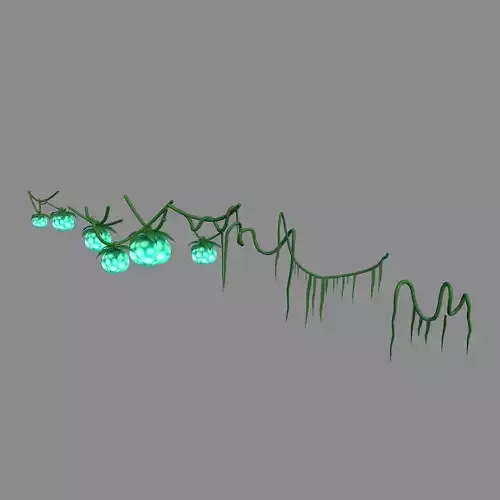 One hundred thousand mountains - glowing fruit 01