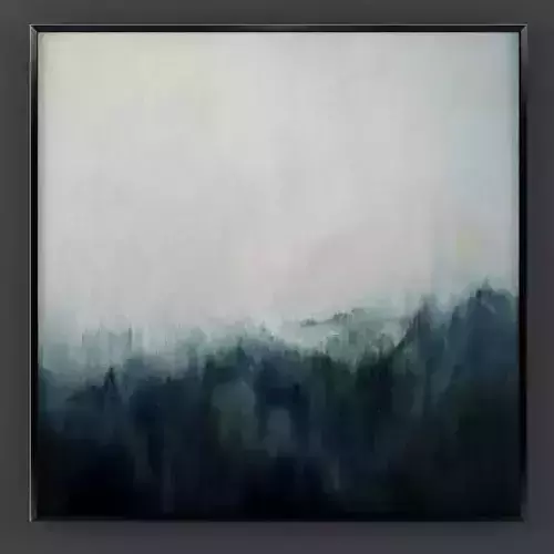 Art43 abstract painting in frame