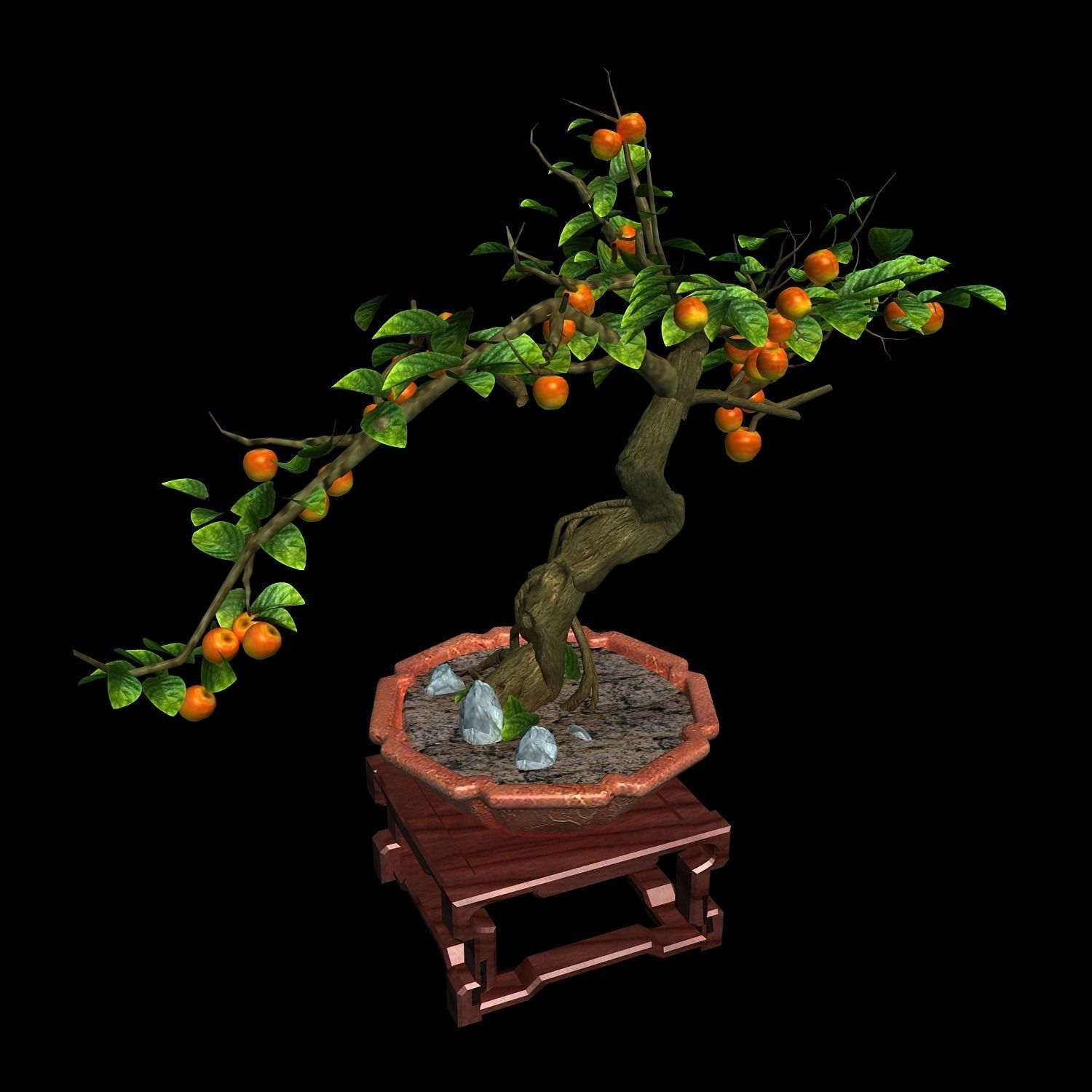Indoor - potted plants - plants 01 3D model_7