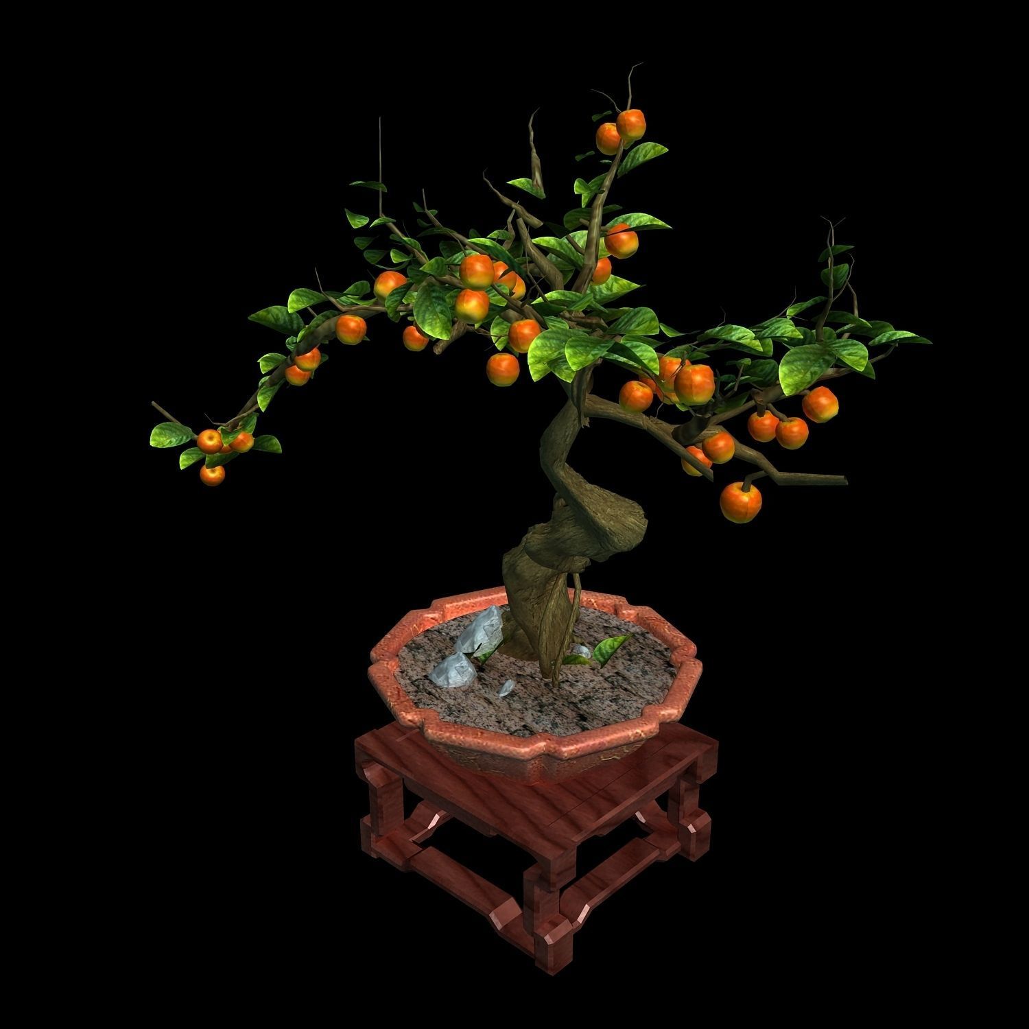 Indoor - potted plants - plants 01 3D model_10