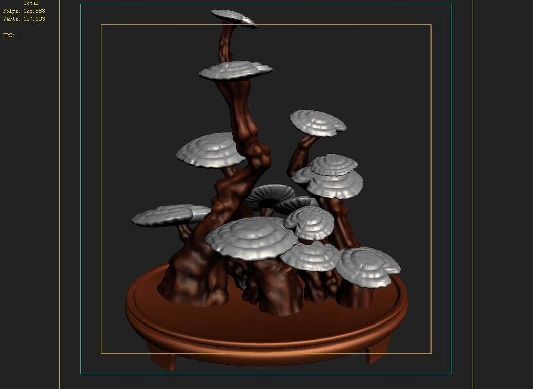 Indoor - potted plants - plants 02 3D model_9