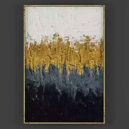 Art51 gold and abstract painting