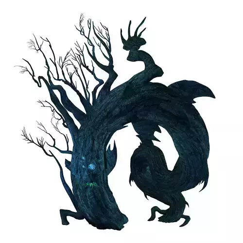 Crystal Marsh - strange tree 01