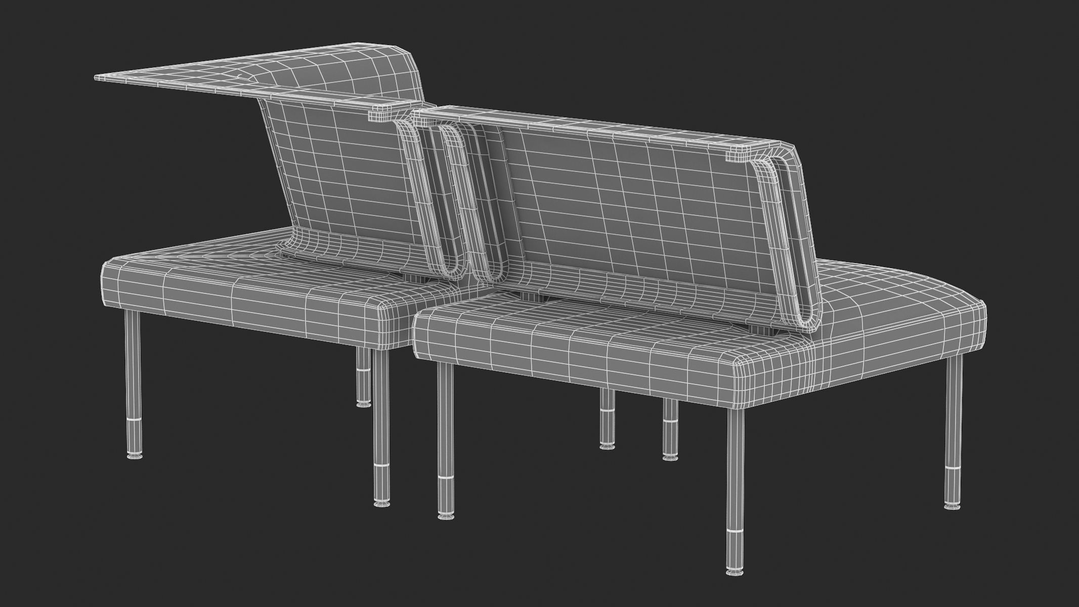 Herman Miller Workstation Public 2 3D model_13