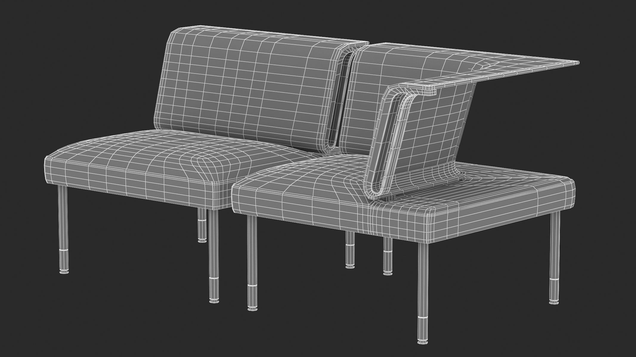 Herman Miller Workstation Public 2 3D model_15