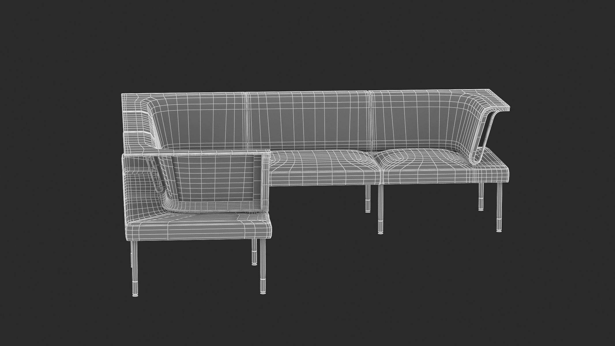 Herman Miller Workstation Public 4 3D model_11