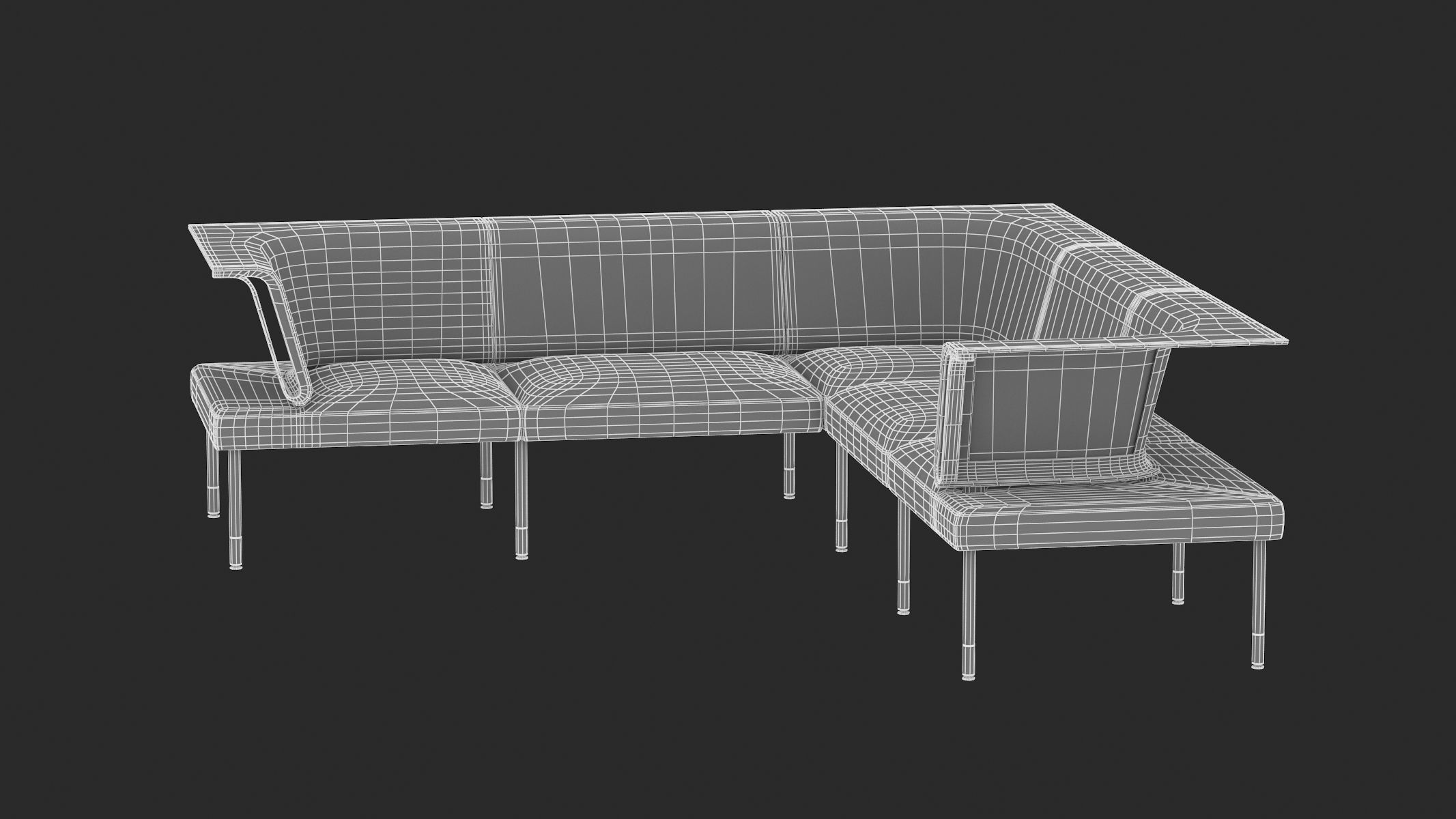 Herman Miller Workstation Public 4 3D model_14