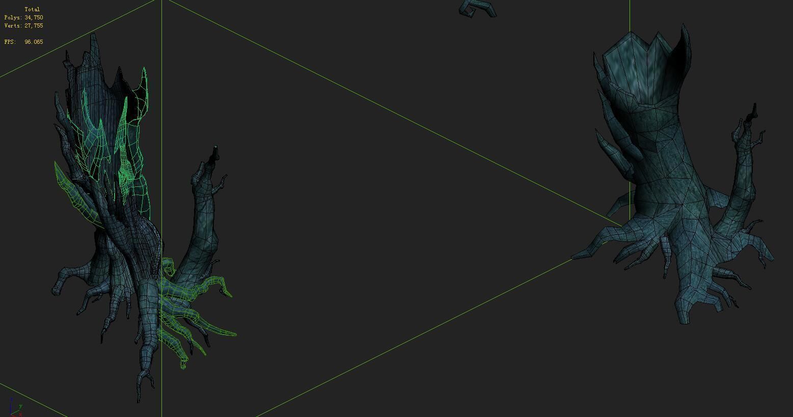 Crystal Marsh - dead tree 03 3D model_5