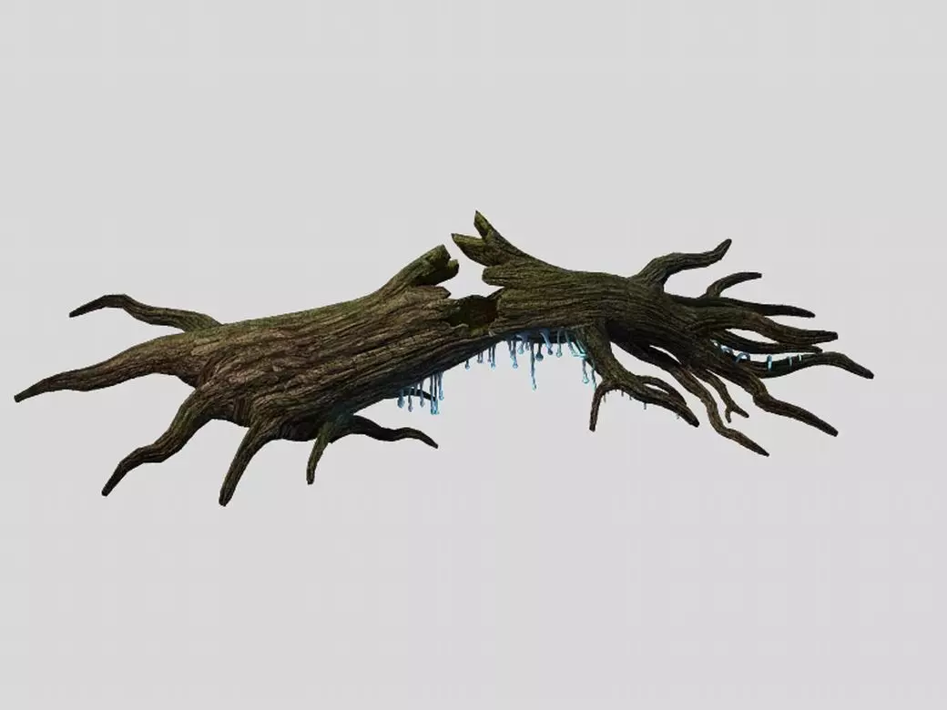 Crystal Swamp - Broken - Trunk 03 3D model_0