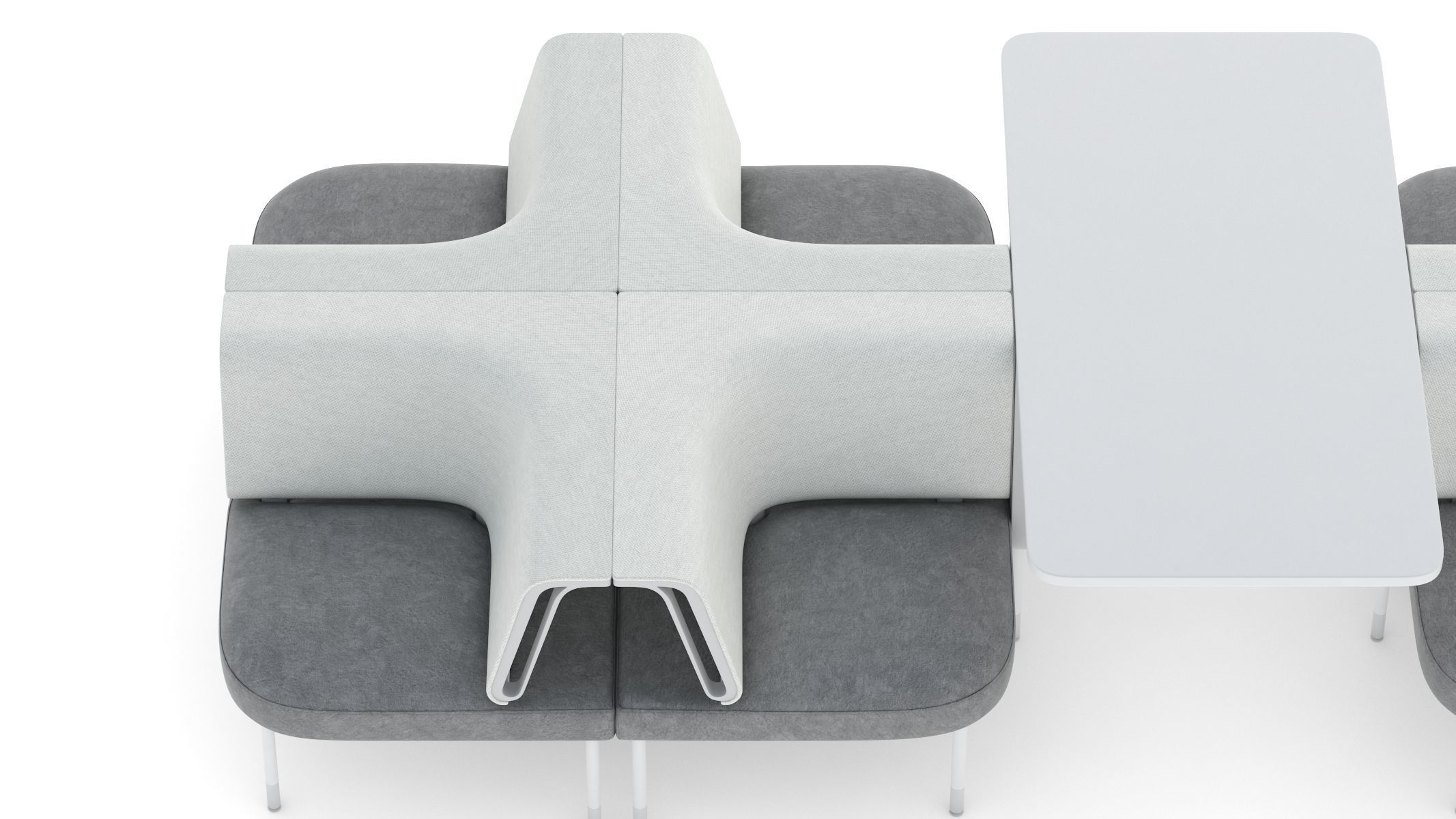 Herman Miller Workstation Public 8 3D model_5