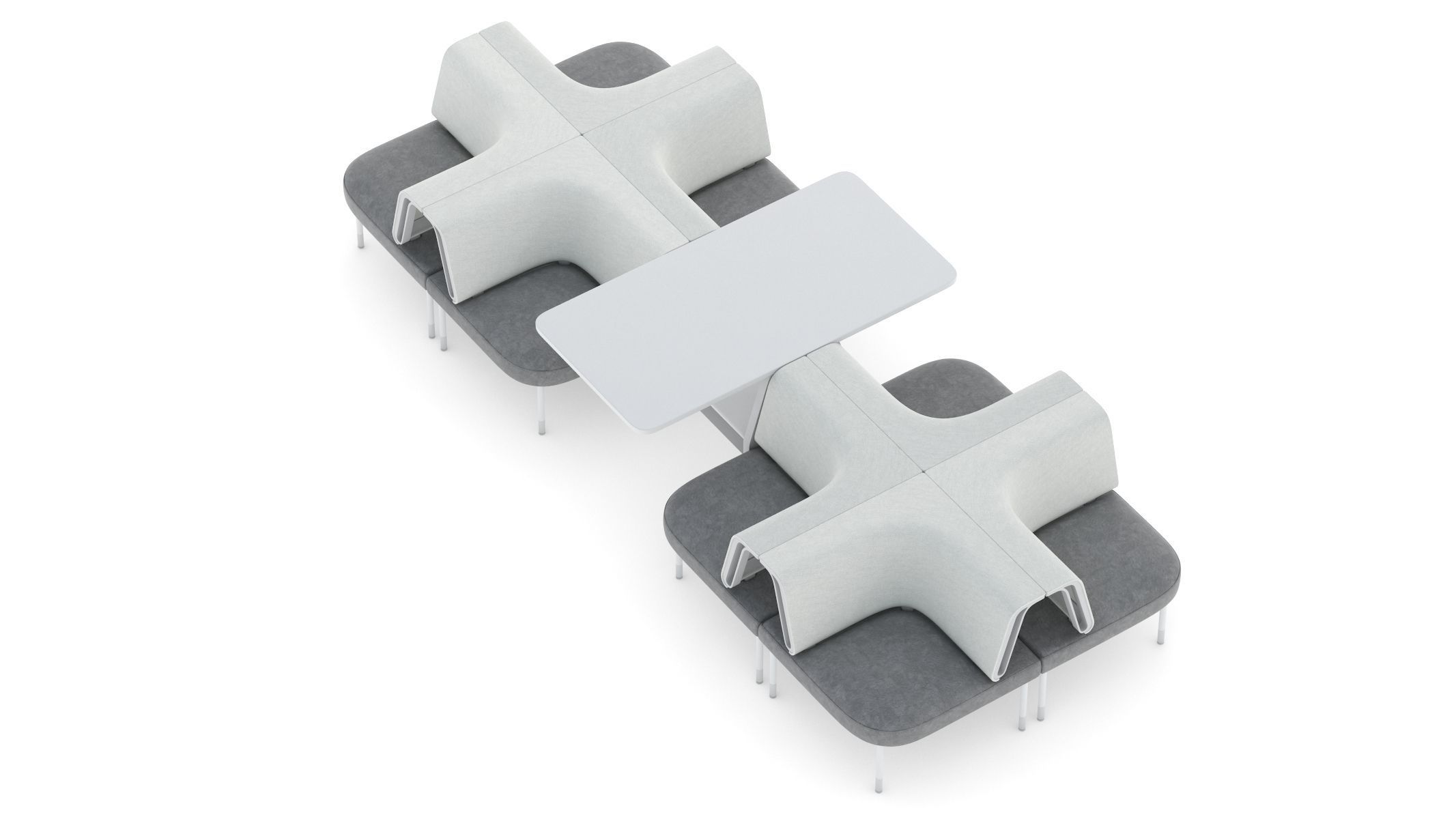 Herman Miller Workstation Public 8 3D model_2