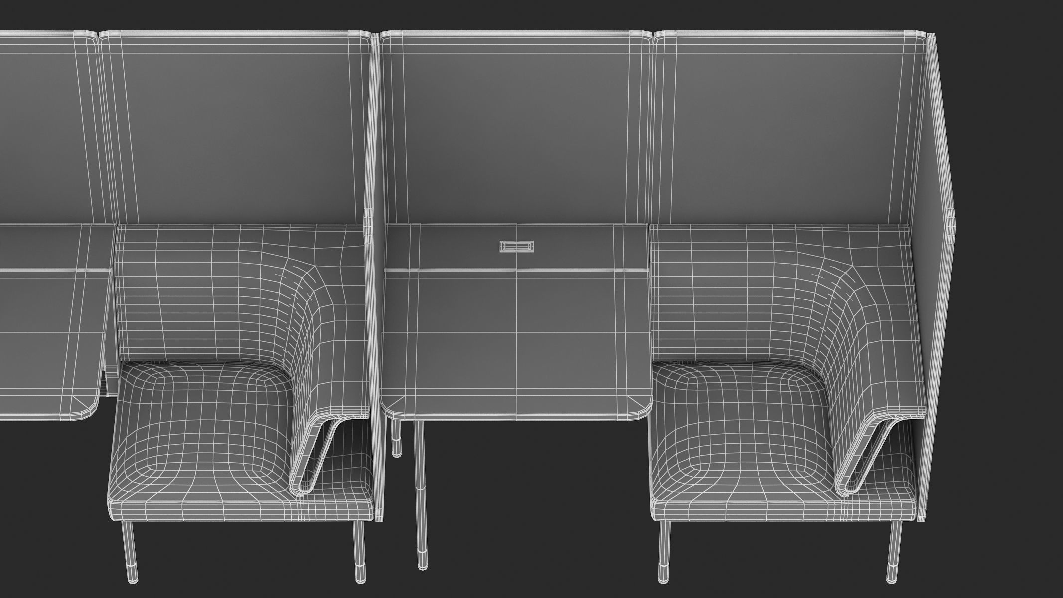 Herman Miller Workstation Public 9 3D model_15