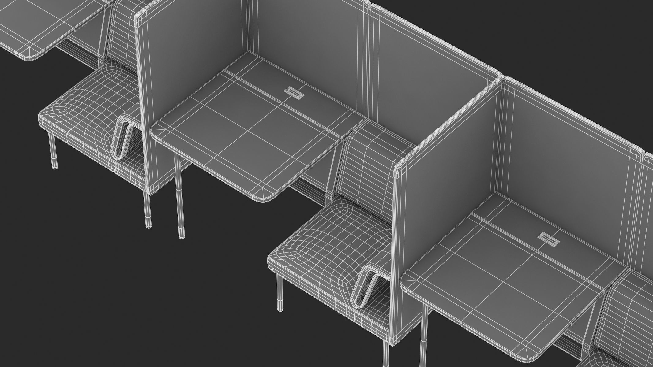 Herman Miller Workstation Public 9 3D model_19