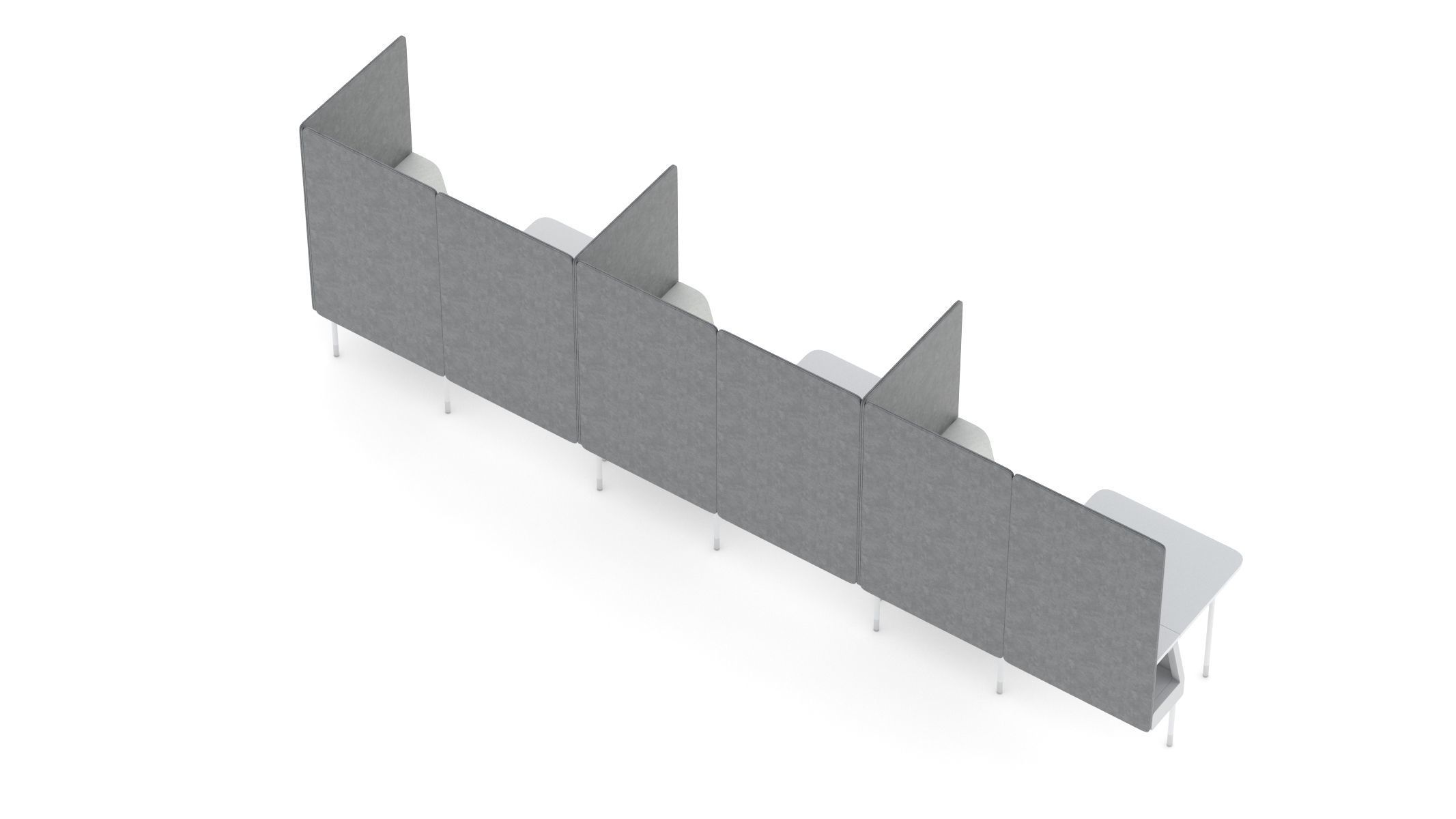 Herman Miller Workstation Public 9 3D model_2