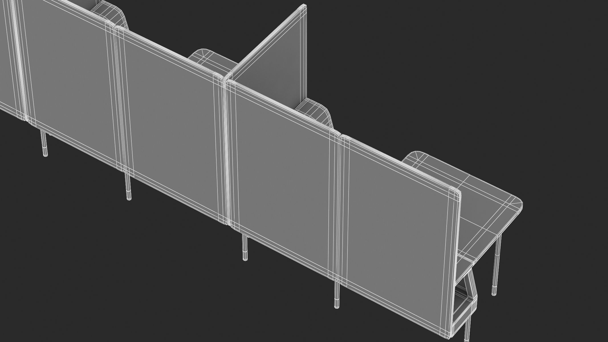 Herman Miller Workstation Public 9 3D model_17