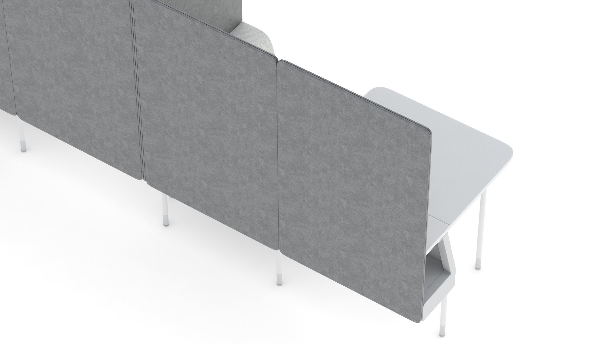 Herman Miller Workstation Public 9 3D model_7