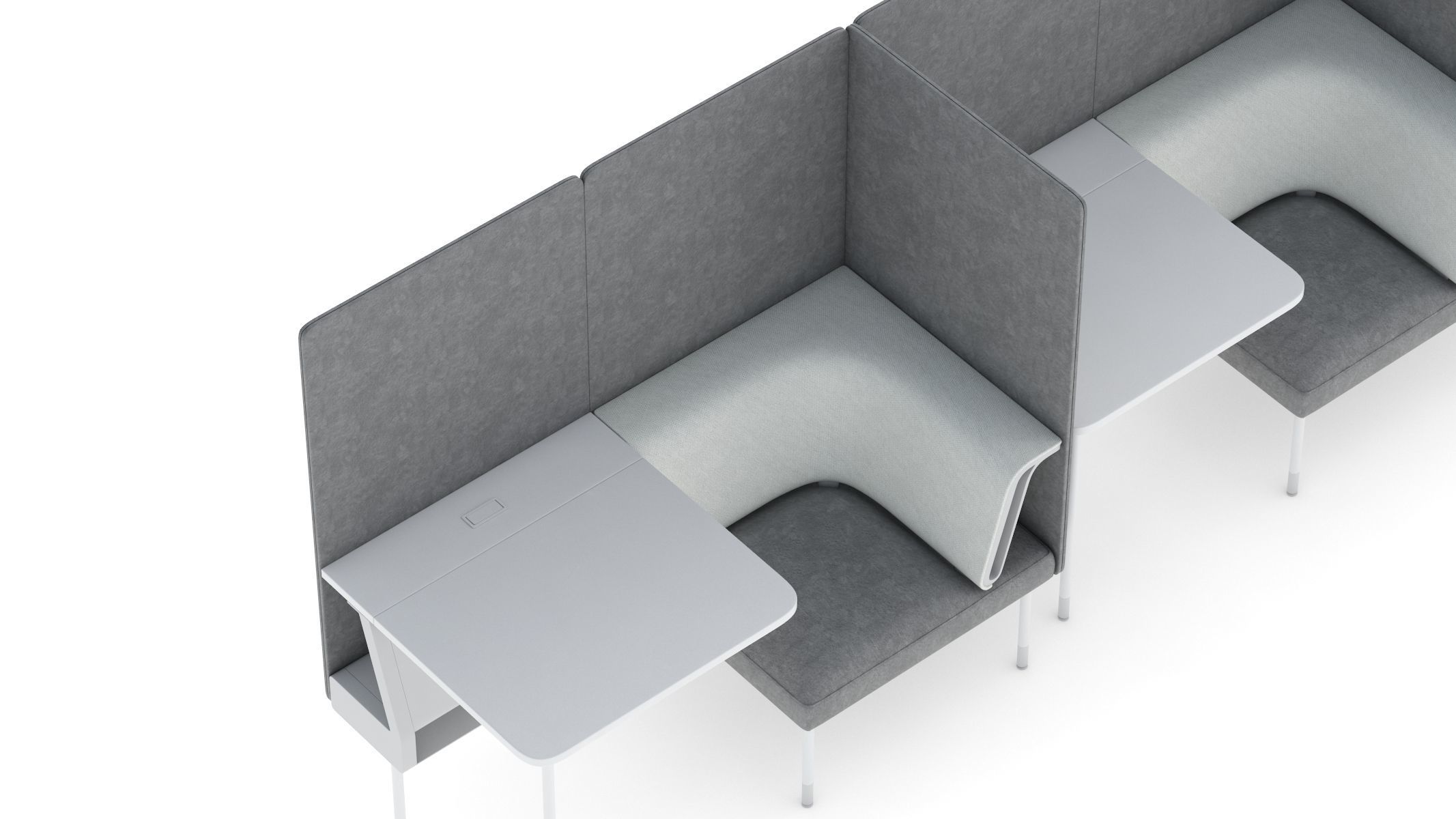 Herman Miller Workstation Public 9 3D model_6