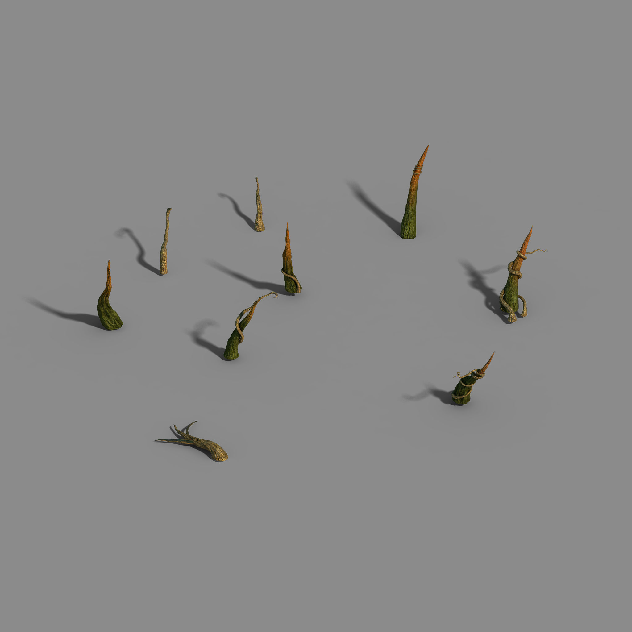 Death swamp - vines 112 3D model_6