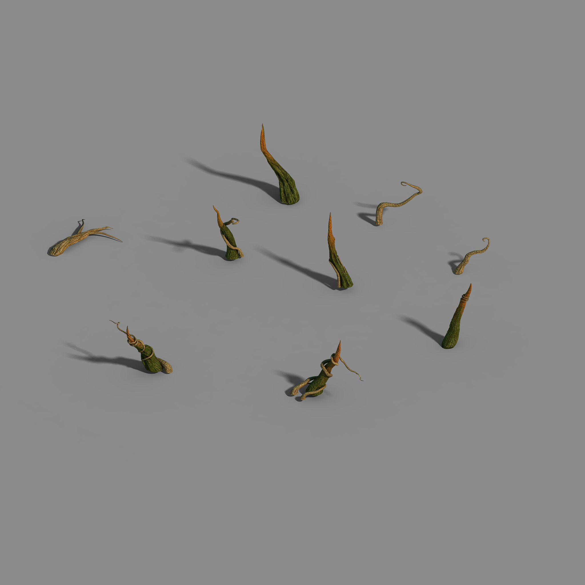 Death swamp - vines 112 3D model_2