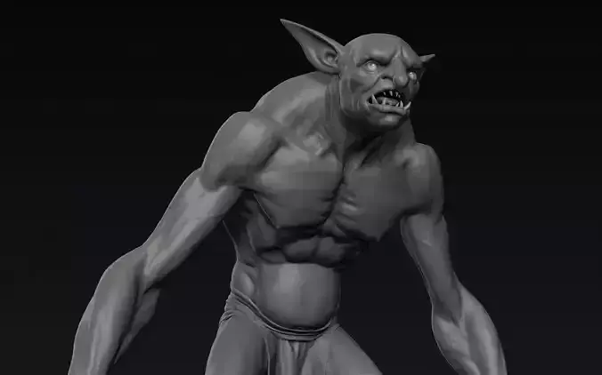 Goblin Zbrush High Poly