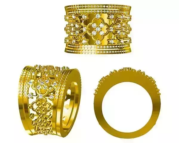 JCD Format Vintage style men ring jewelry jcd programs