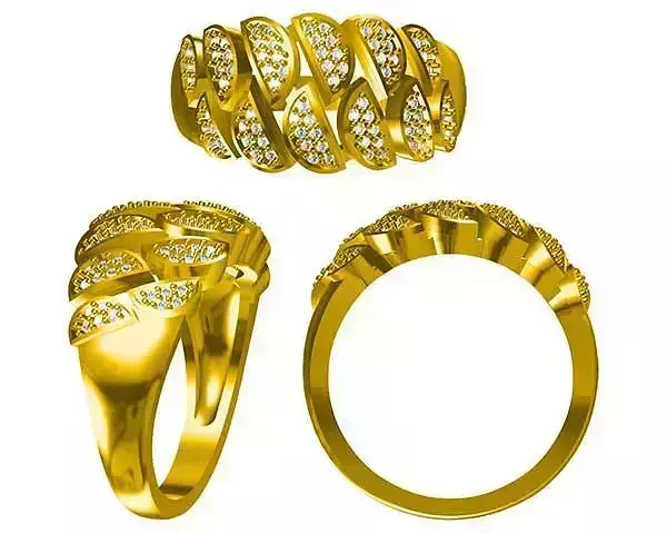 JCD Format Vintage style men ring jewelry files for sale