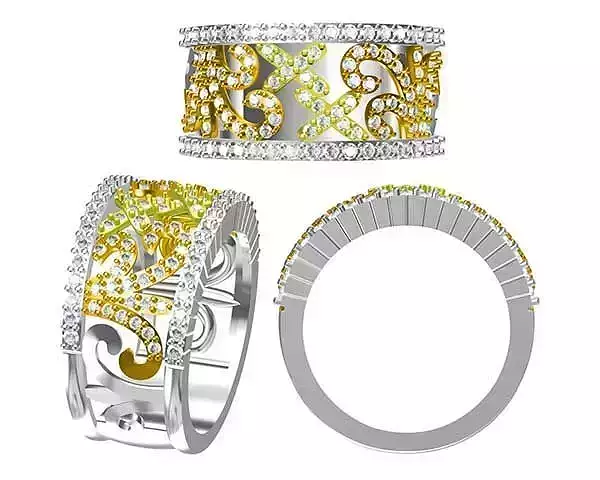 JCD Format Vintage style men ring jcd jewelry design