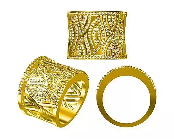 JCD Format Vintage style men ring jcd diamond jewellery design