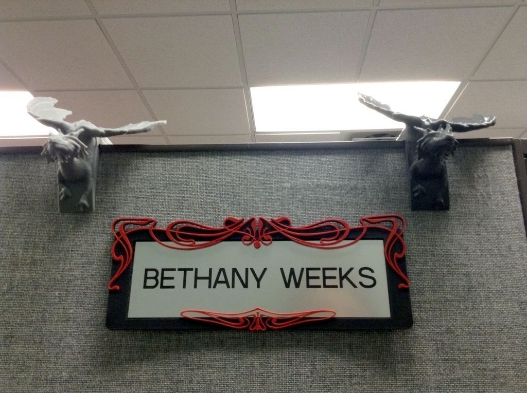 Cubicle Coat Hanger Dragon free 3D model 3D printable CGTrader