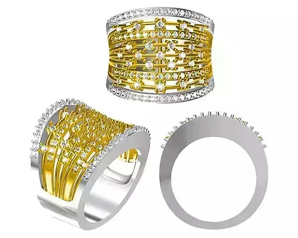 JCD Format Unique men ring types of jewelry files