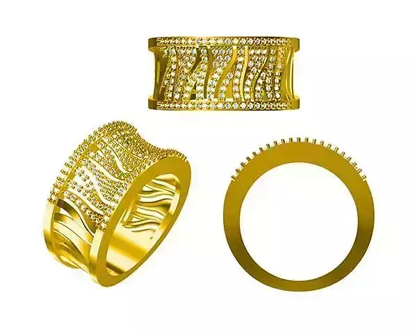 JCD Format Unique men ring jewellery jcd design