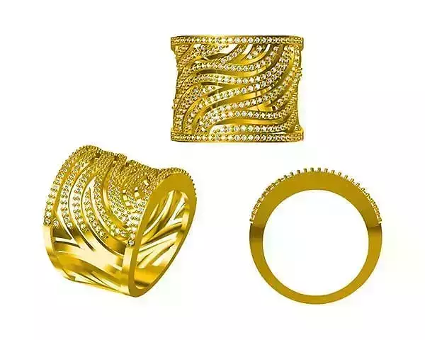 JCD Format Unique men ring jewelers file set