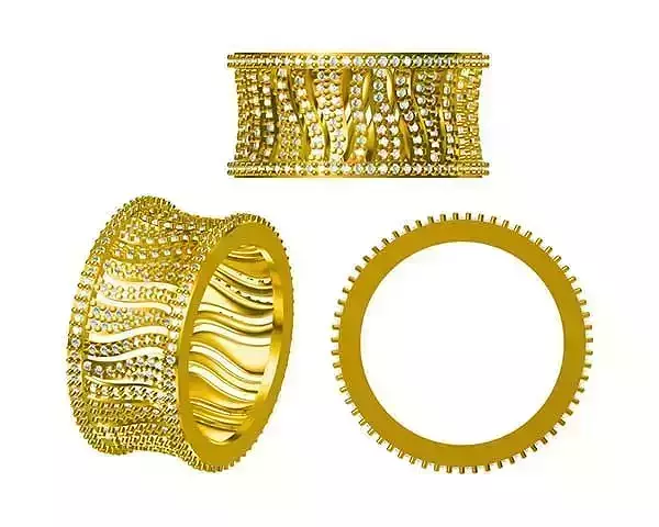 JCD Format Simple men ring jewelry files for sale