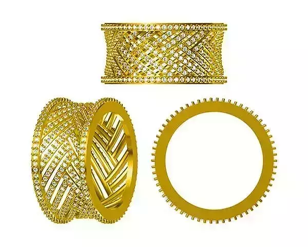 JCD Format Simple men ring jewelry