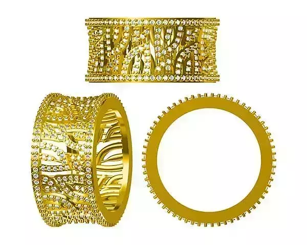 JCD Format Simple men ring jewelers file set