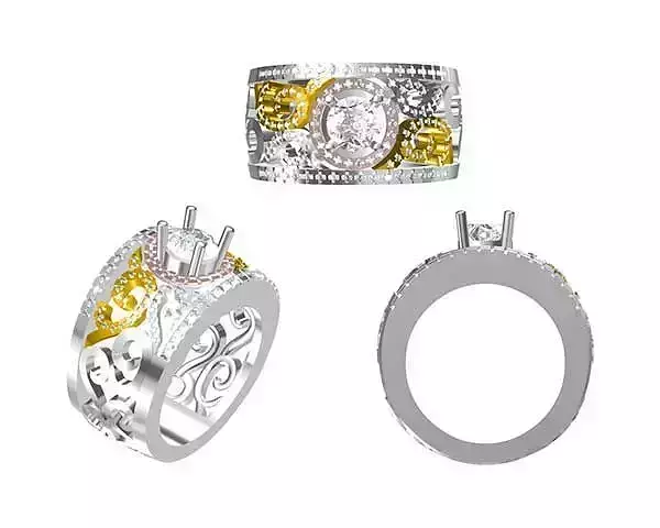 JCD Format Amazing men ring jewellery design