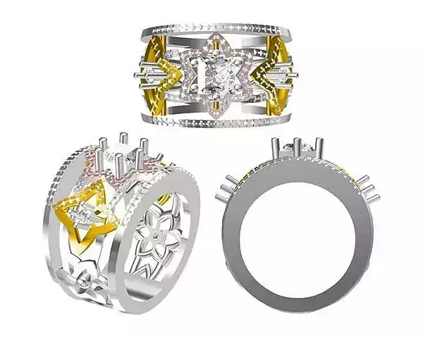 JCD Format Amazing men ring jewelers file set