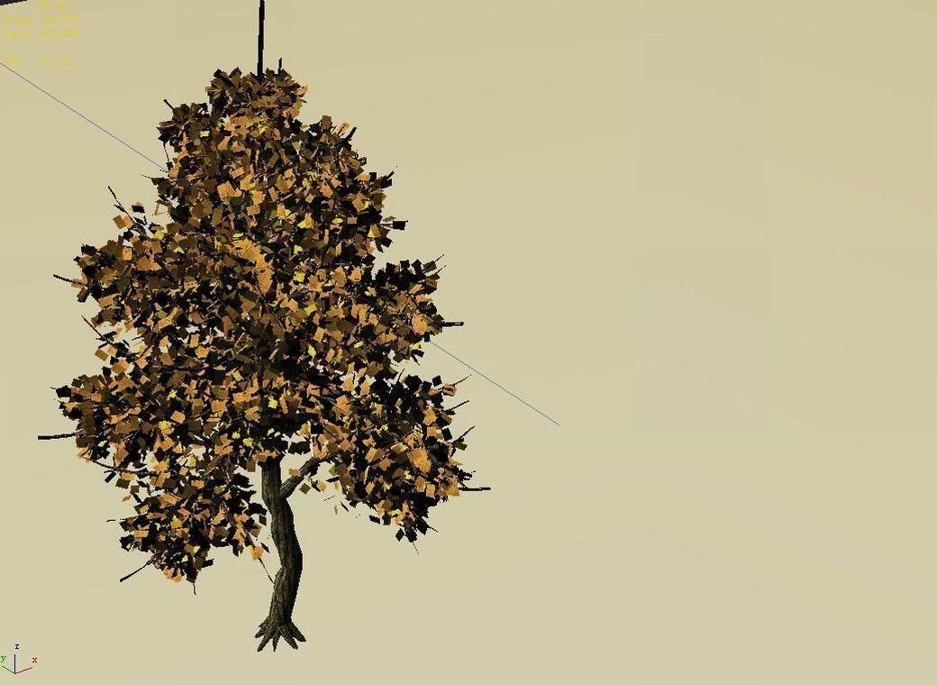 Explore the mountains - Hongye Tree 09 3D model_2