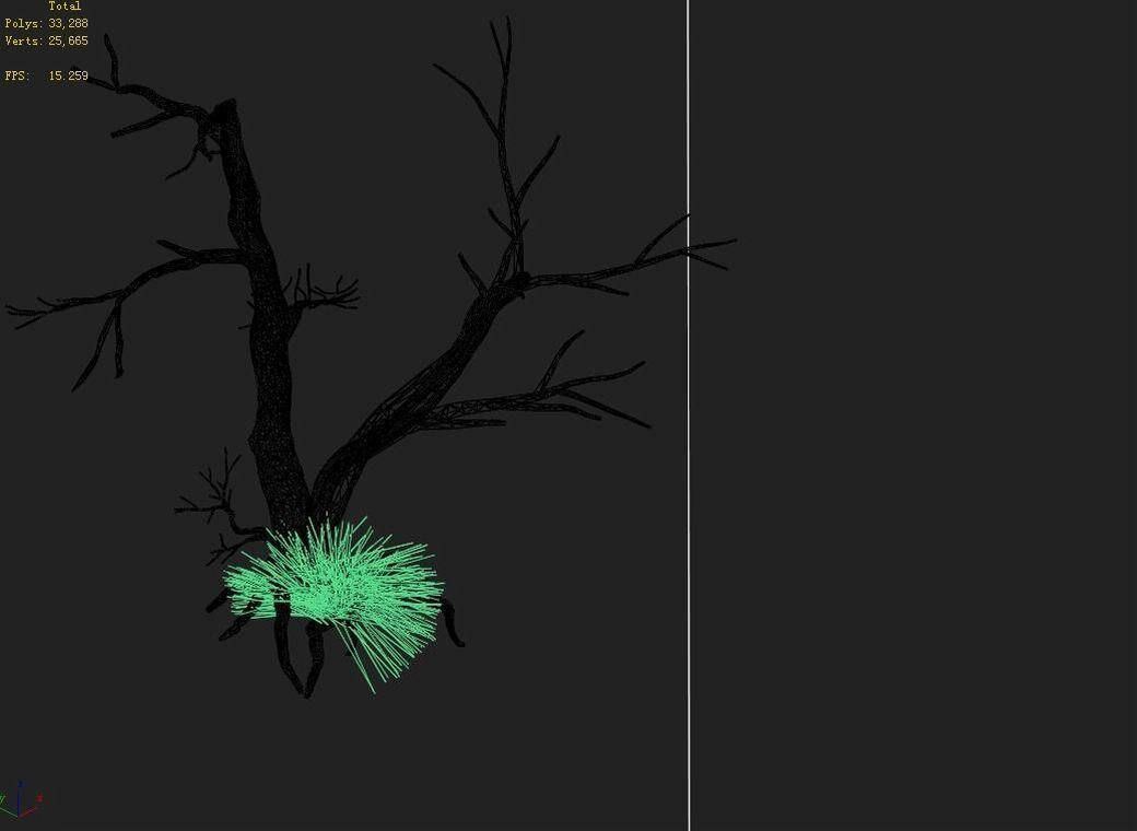 Explore the mountains - dead wood 03 3D model_2