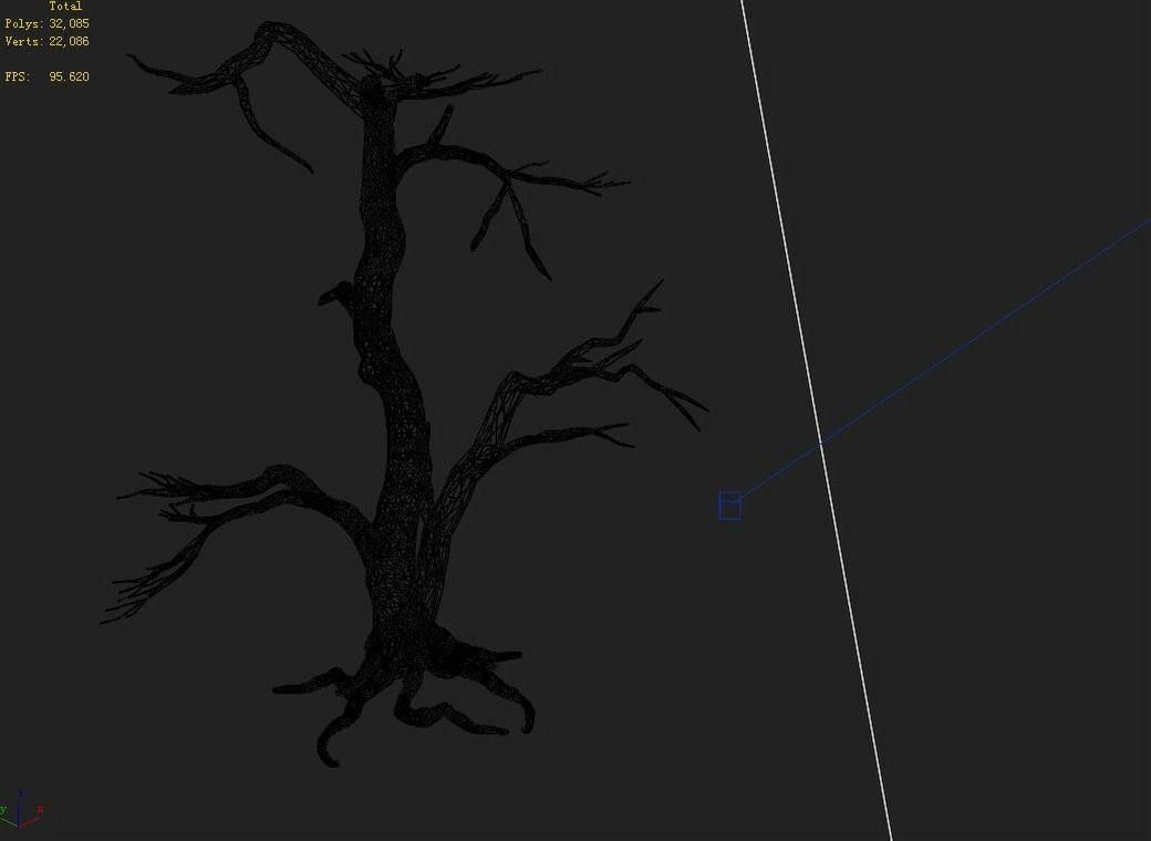 Explore the mountains - dead wood 04 3D model_2