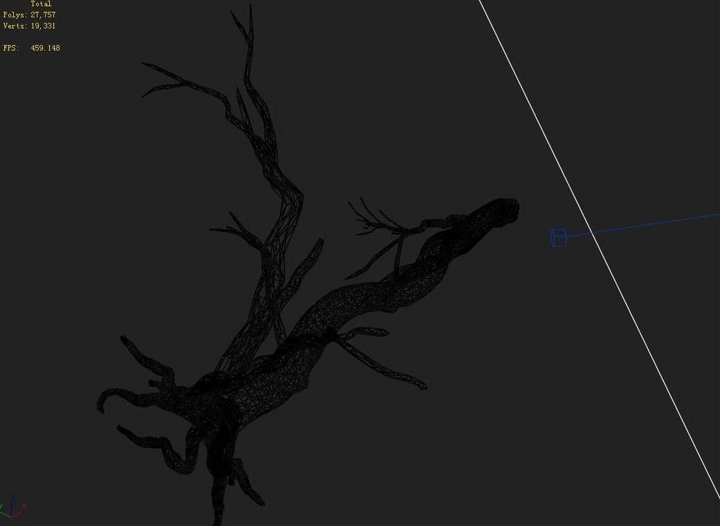 Explore the mountains - dead wood 05 3D model_2