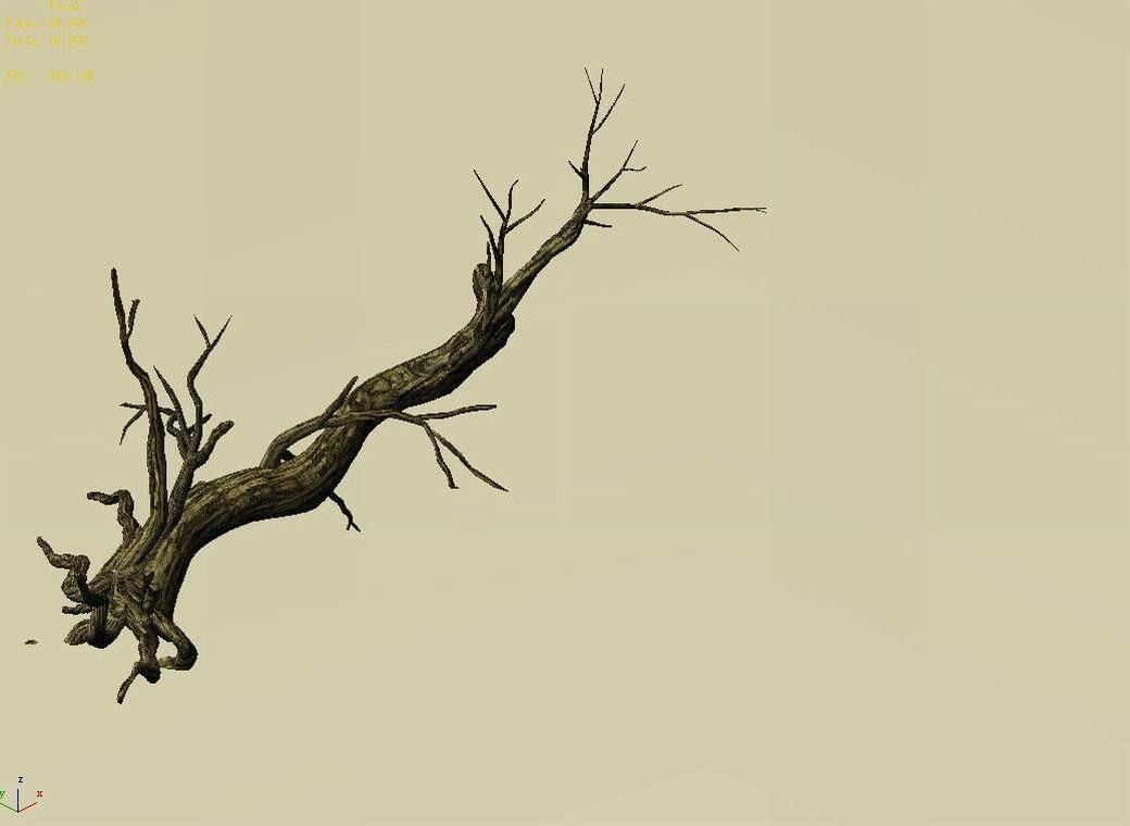 Explore the mountains - dead wood 06 3D model_3